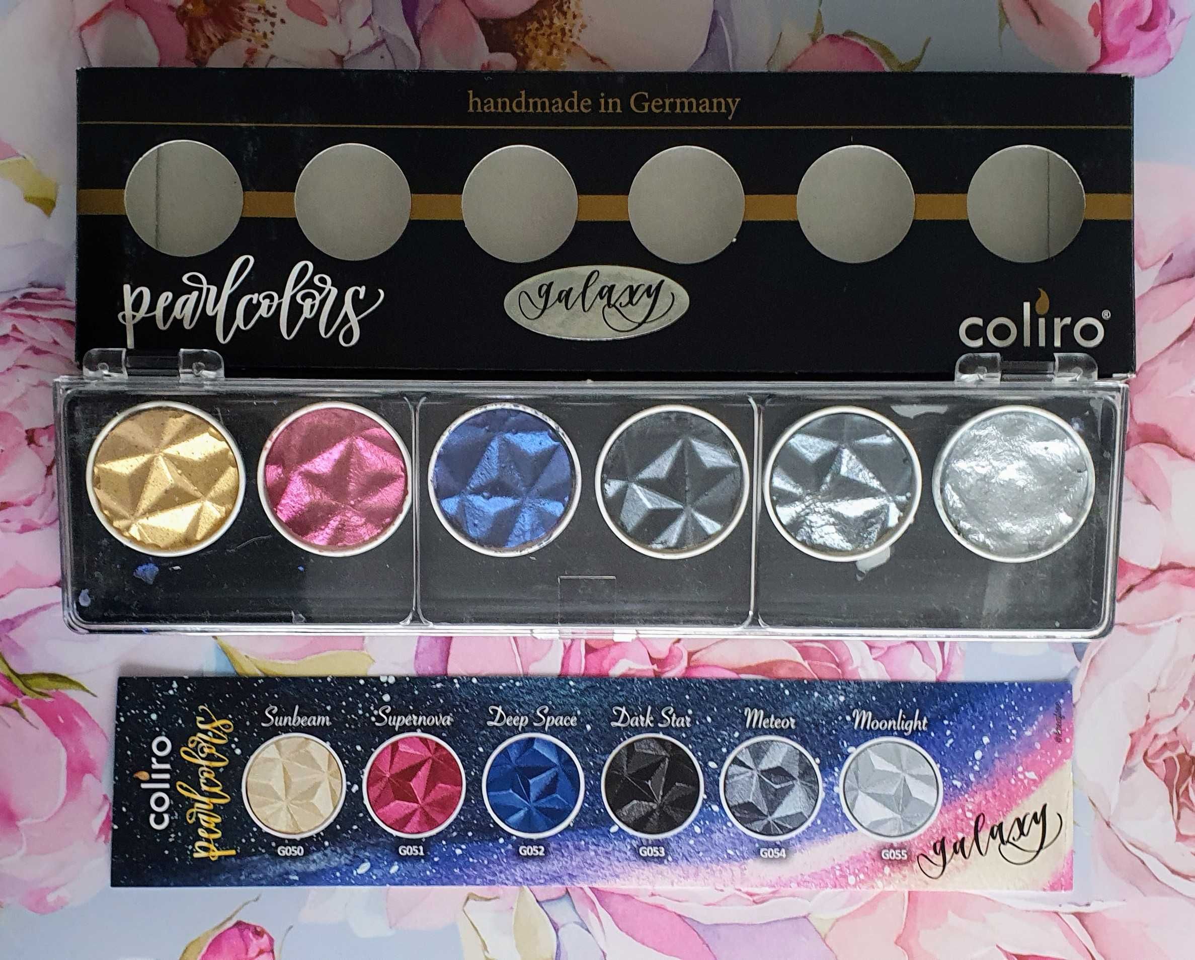 Coliro Pearlcolors Galaxy akwarele pigmenty metaliczne perłowe