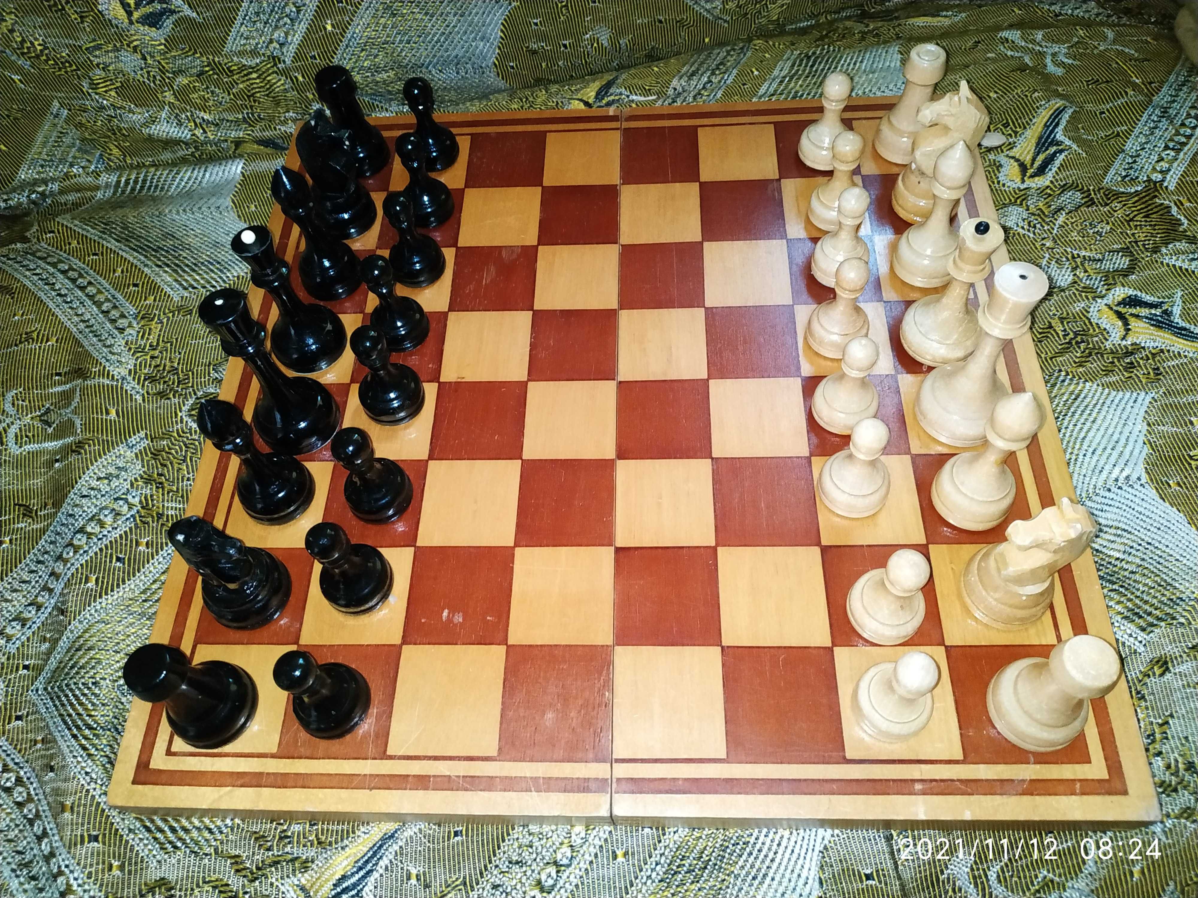 Шахматы деревянные 1974 год