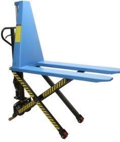 Porta-paletes hidráulico de Tesoura 1000 kg eleva até 800 mm. AP28