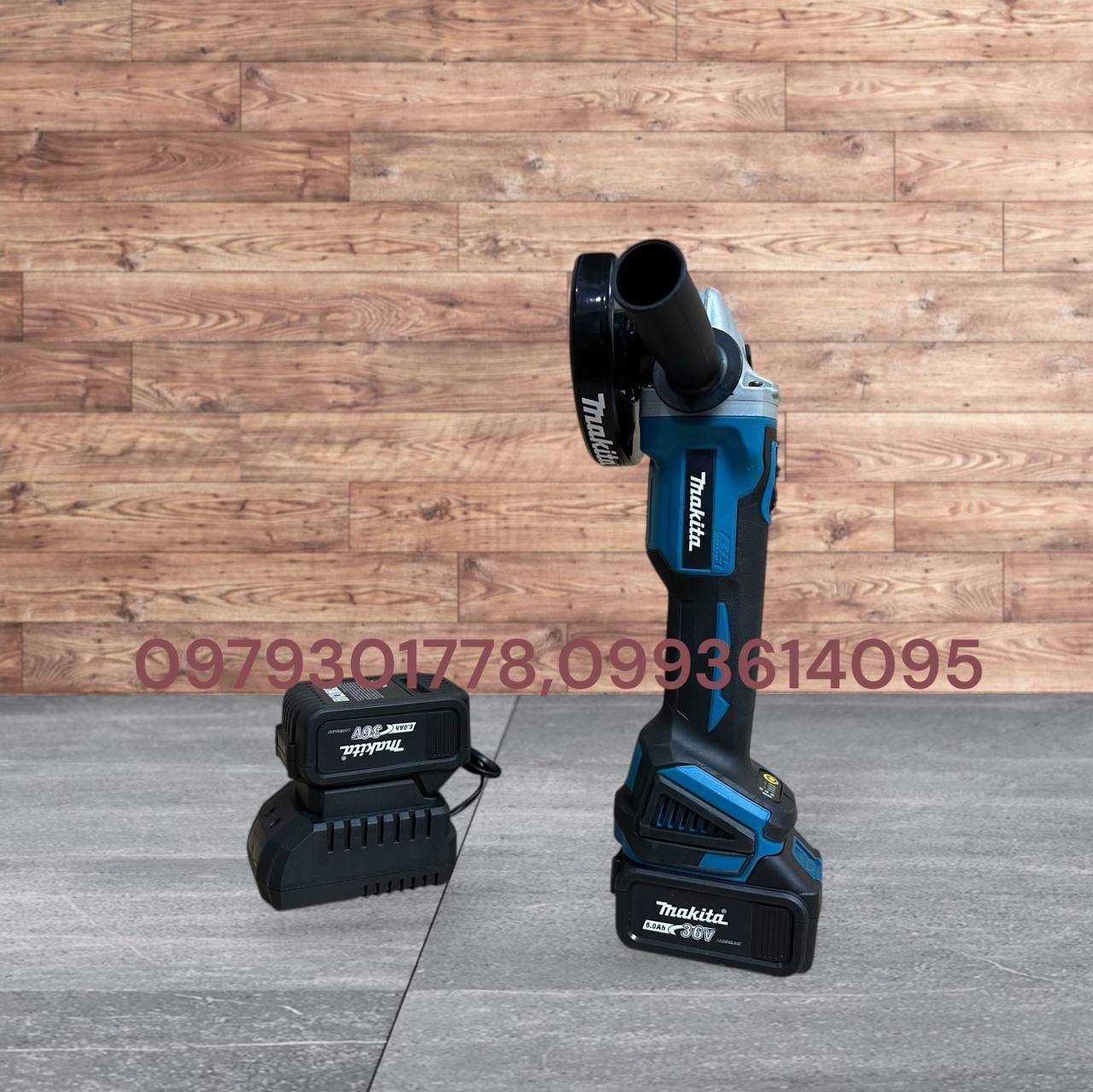 Акумуляторна болгарка Makita DGA504 Шліф Машина УШМ 2 Акумулятора 36/6