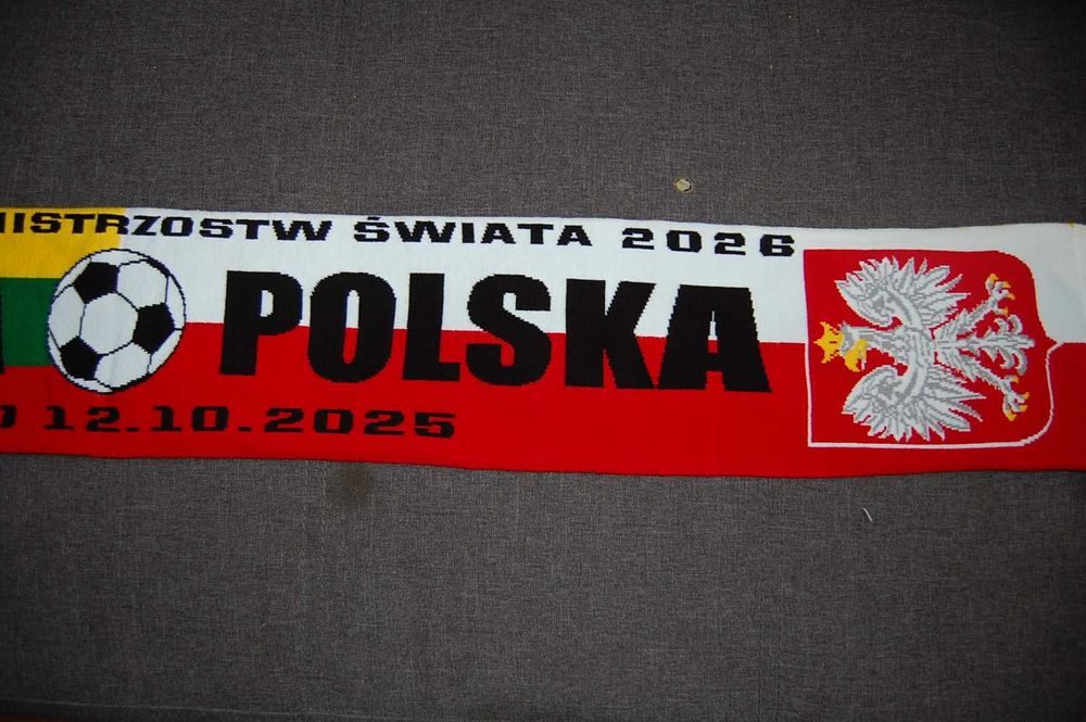 Szalik pamiątkowy Litwa-Polska 12.10.2025 Kowno