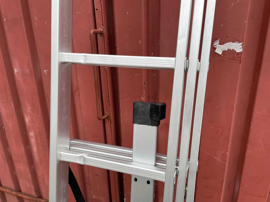 Drabina aluminiowa 3x9 wielofunkcyjna HIGHER 7,1m 150 kg SOLIDNA