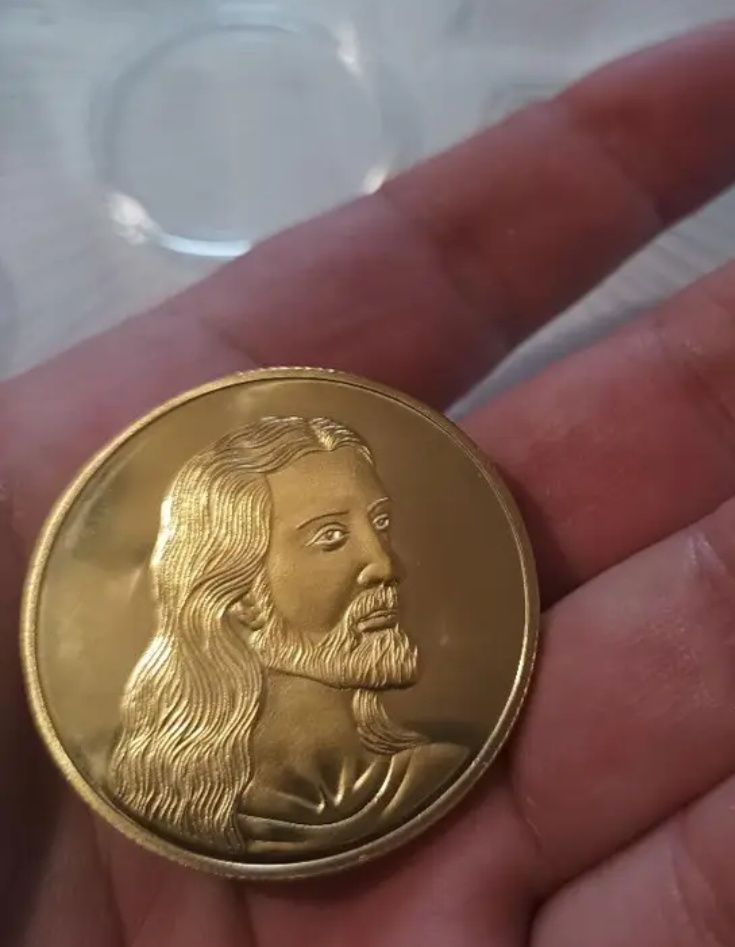 Kolekcjonerska złota moneta - Ostatnia wieczerza, Jezus