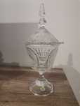 Taça em cristal com tampa