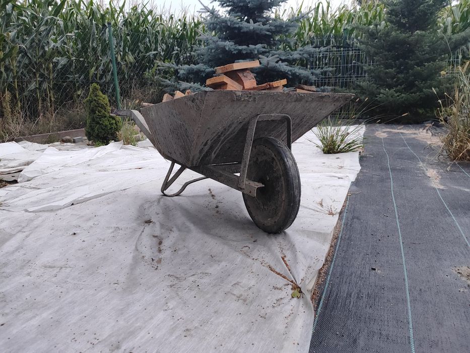 Taczka budowlana solidna! Gruba blacha