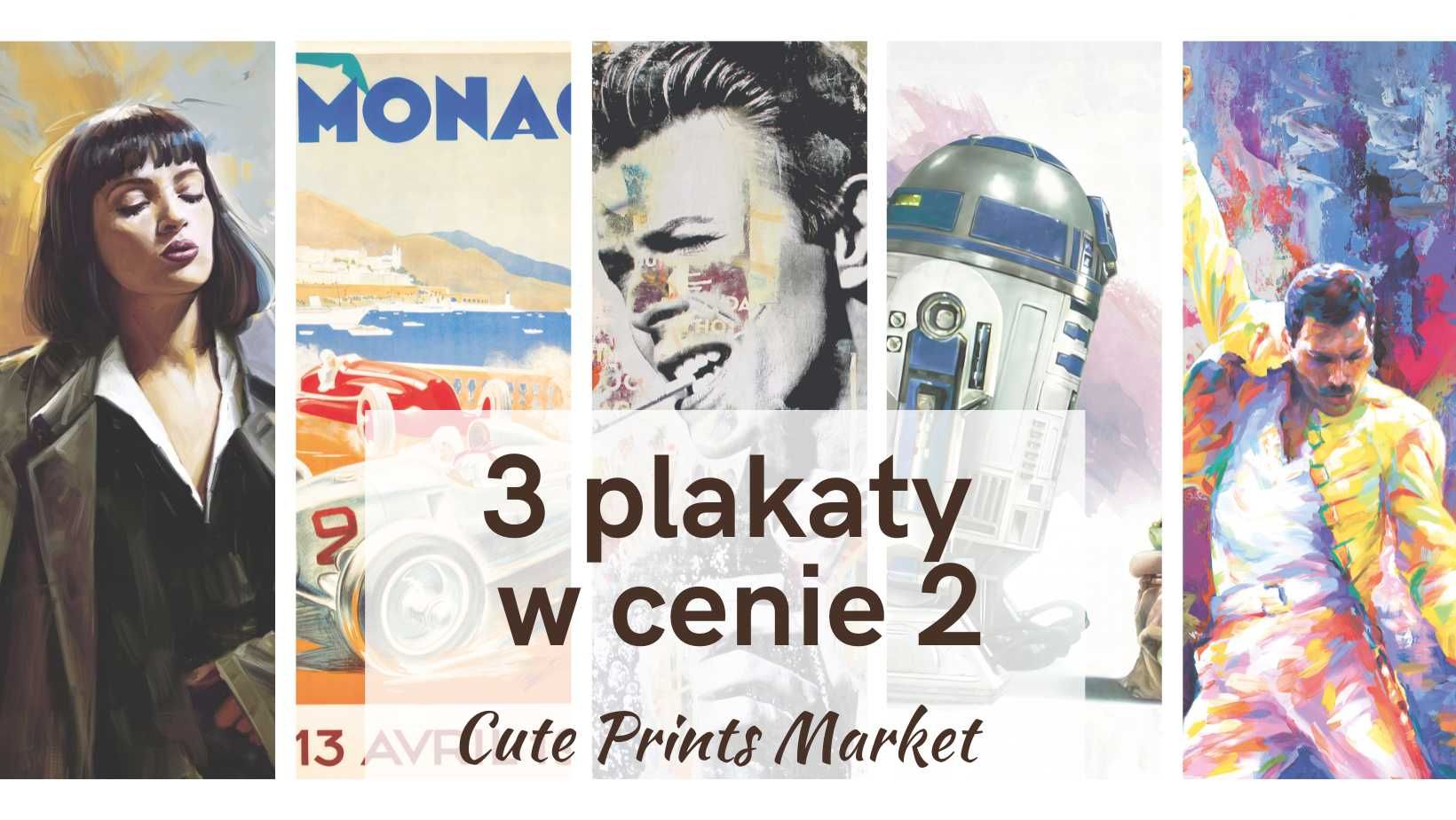 Zestaw dowolnych plakatów 2+1 GRATIS