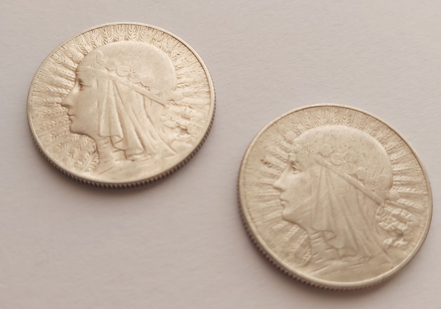 2 x 5zł Polonia Jadwiga. II RP. Srebrna moneta 1933r 2szt.