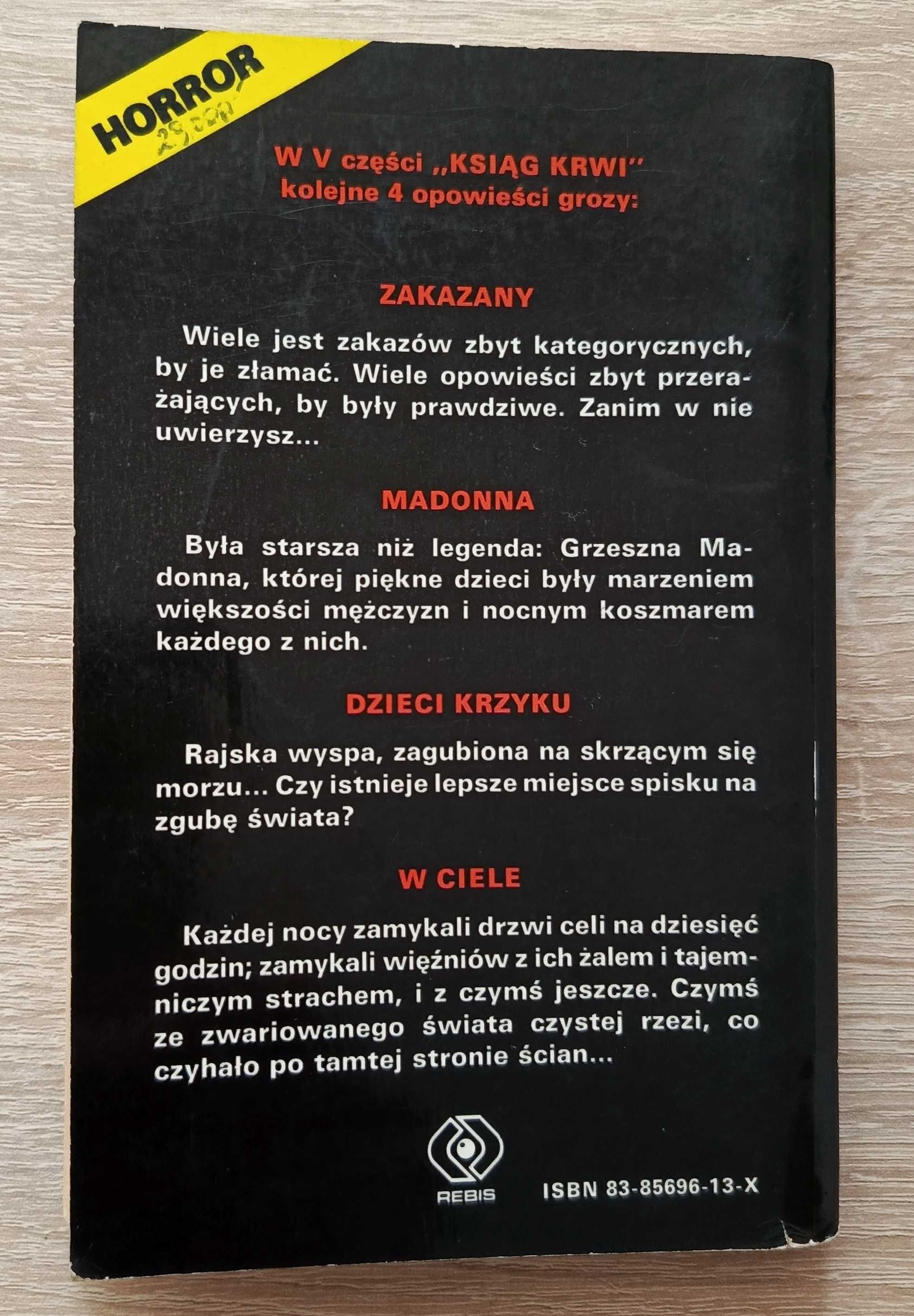 Clive Barker Księgi krwi V