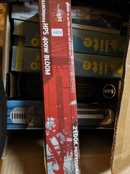 Lâmpadas HPS, CFL, MH