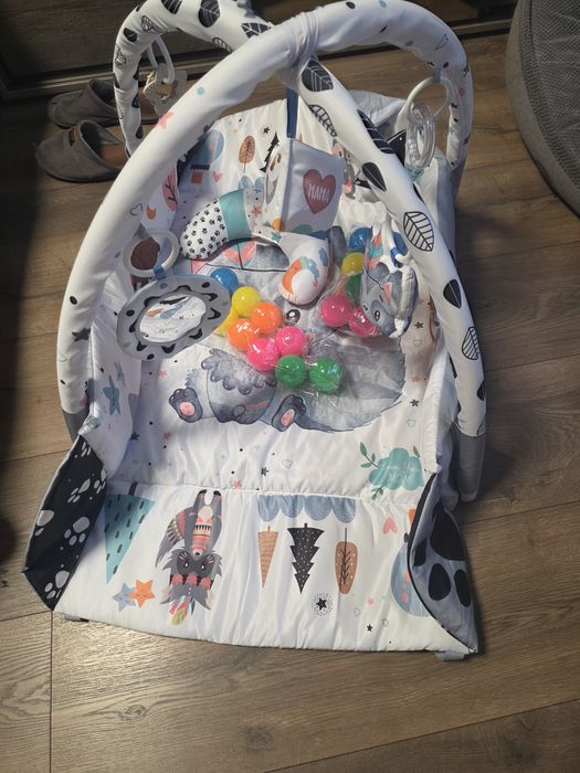 Розвиваючи коврик зайчик двухсторонній