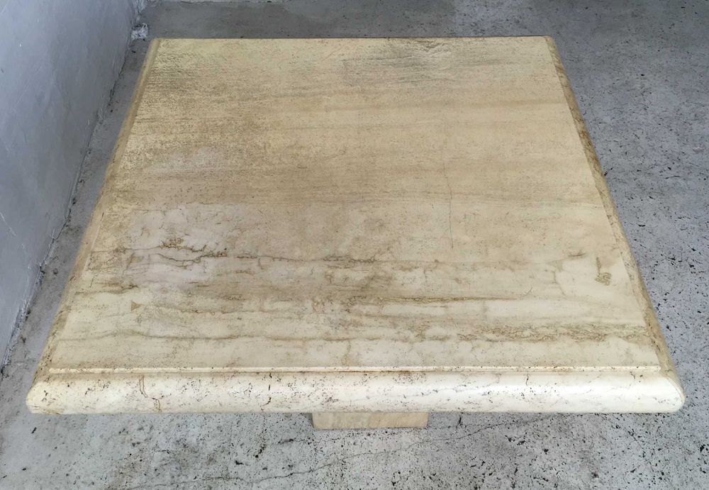 Stół jadalniany trawertynowy lata 70 80 vintage design