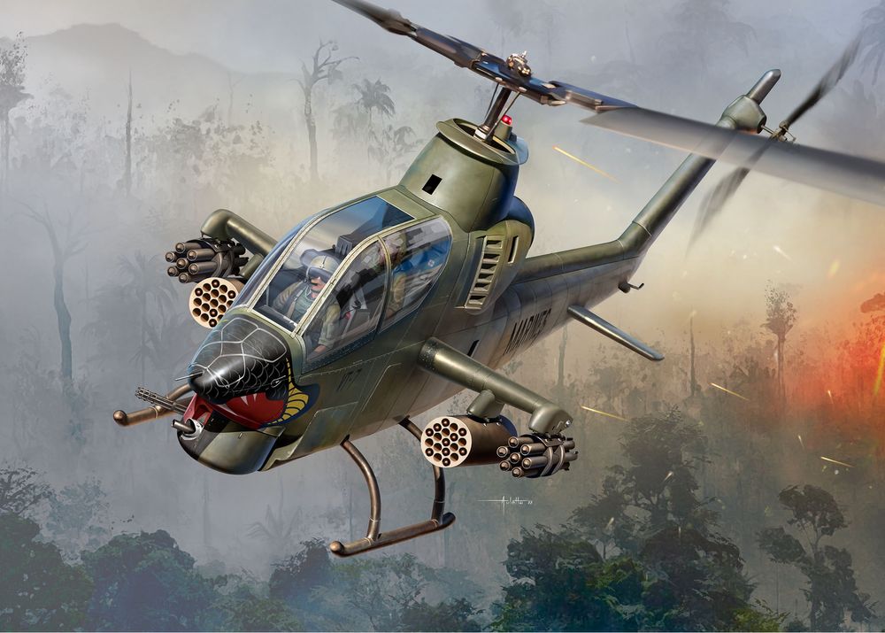 HELIKOPTER model 1/32 Revell 03821 AH-1G COBRA