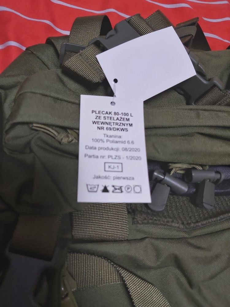 Plecak wojsk specjalnych ze stelażem 100l