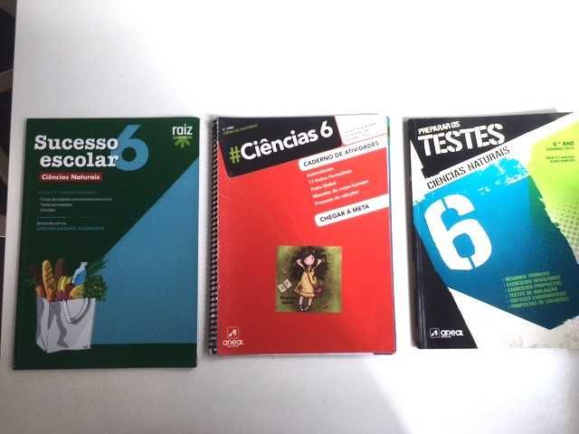 Cadernos Atividades e  Apoio Ciências 6.º Ano