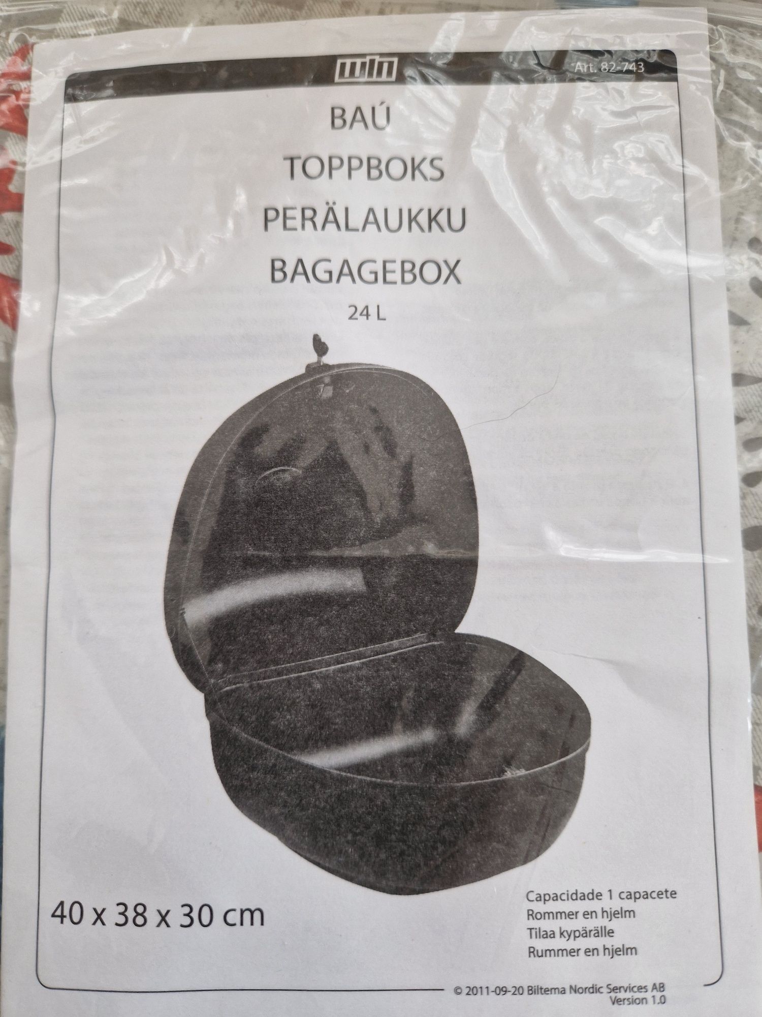Mala Bagageira para Mota