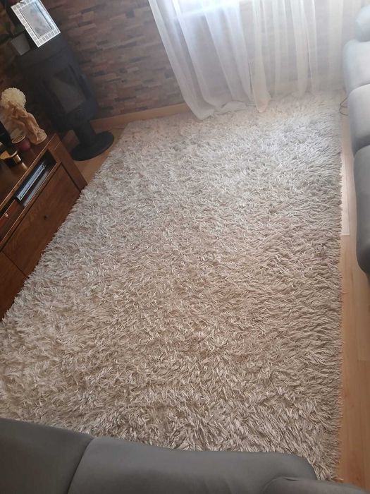 Carpete cinza 273x190 cm