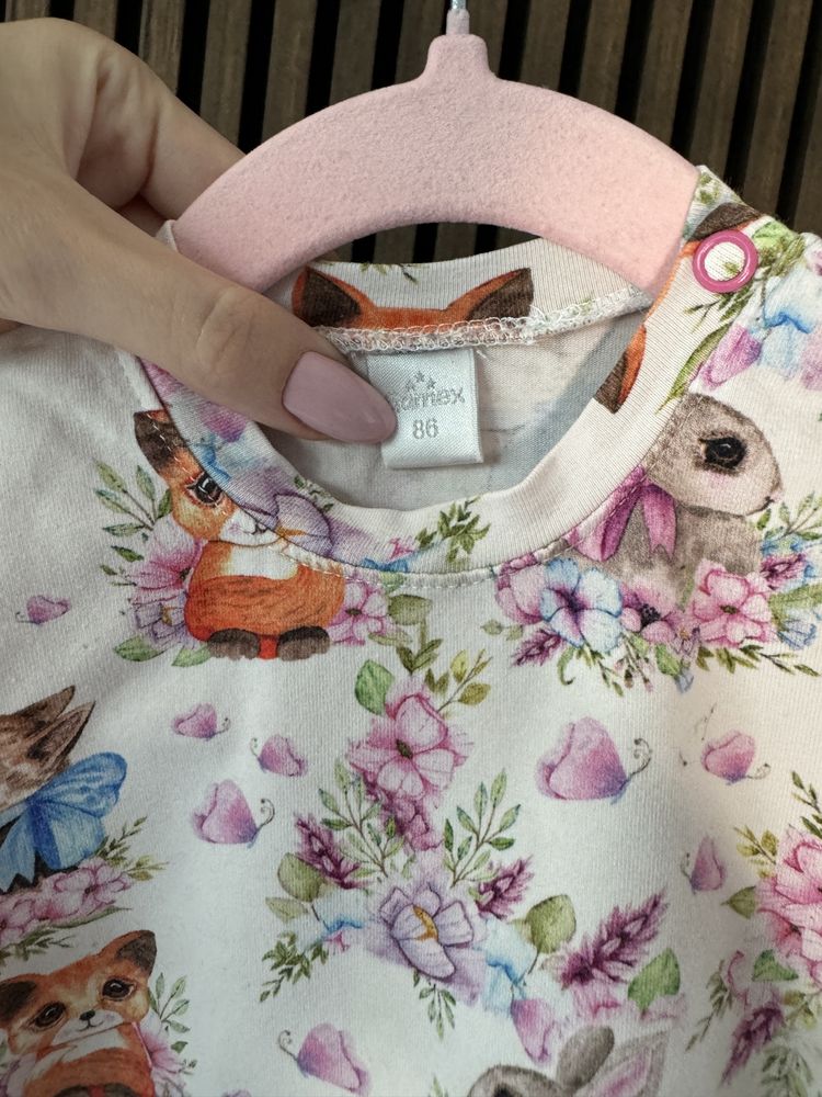 Body z krótkim rękawkiem handmade 86
