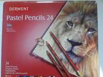 Kredki pastele Derwent Pastel Pencils 24 szt 32992 metalowe opakowanie