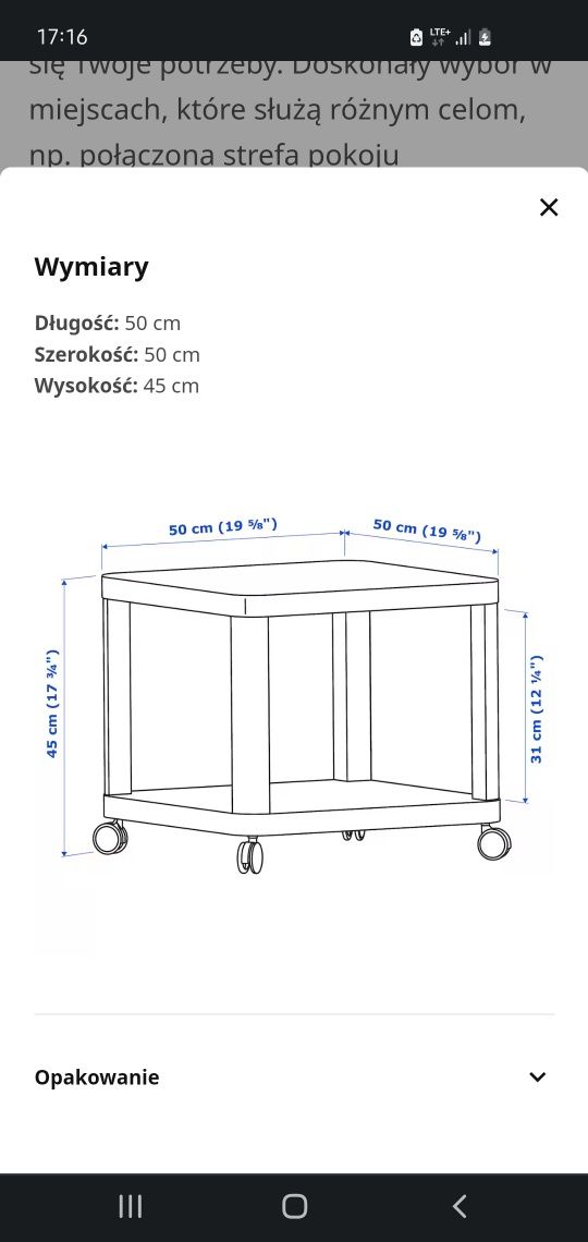 Stolik Ikea  stół kawowy pokój dziecięcy dla dzieci