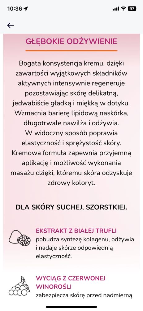 Lirene Trufflove regenerujacy krem do ciała