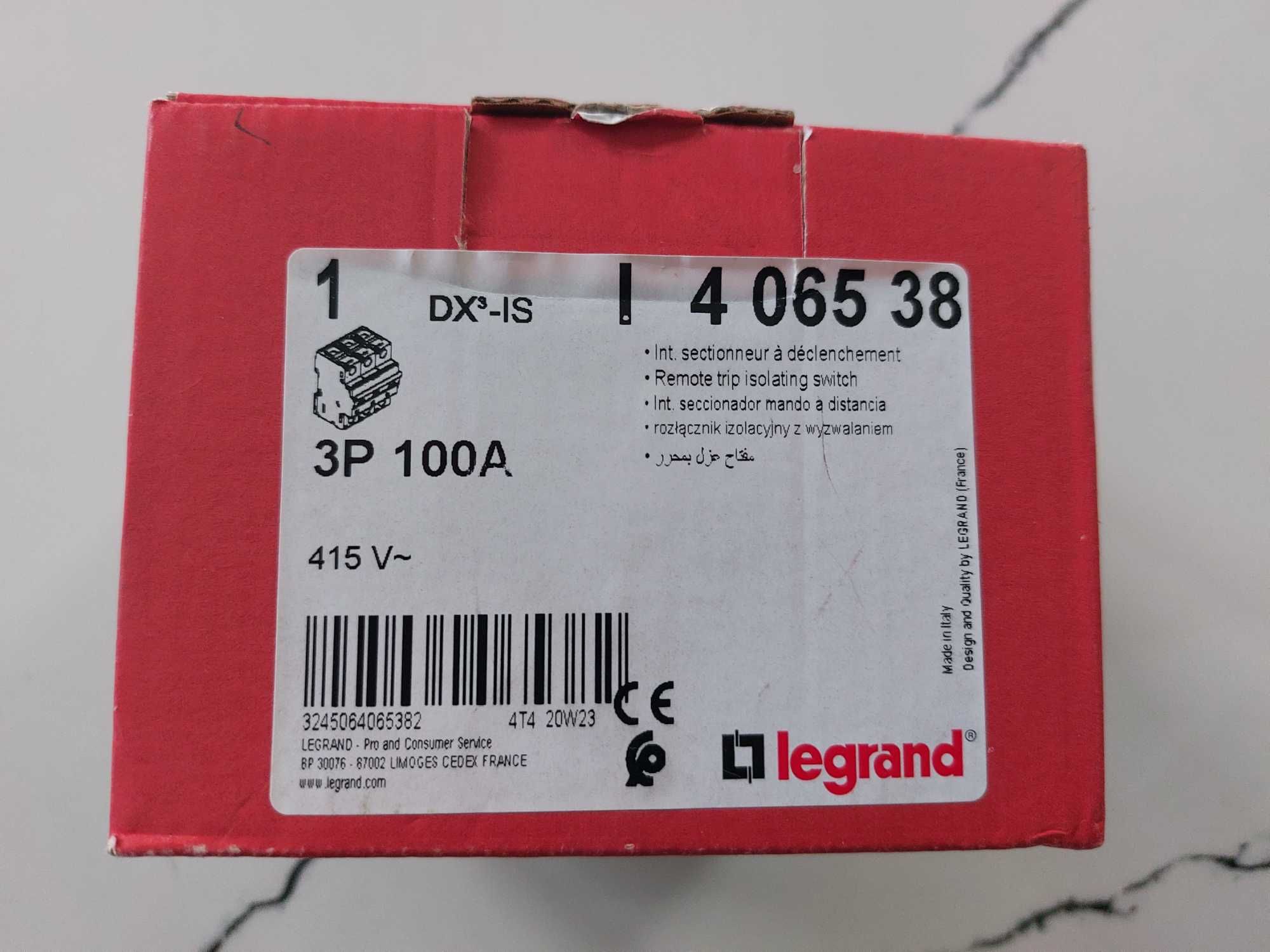 Rozłącznik izolacyjny Legrand  3P 100A
