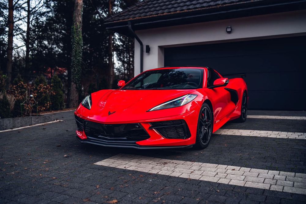 Chevrolet Corvette 3LT, Z51, cała w PPF, Bezwypadek