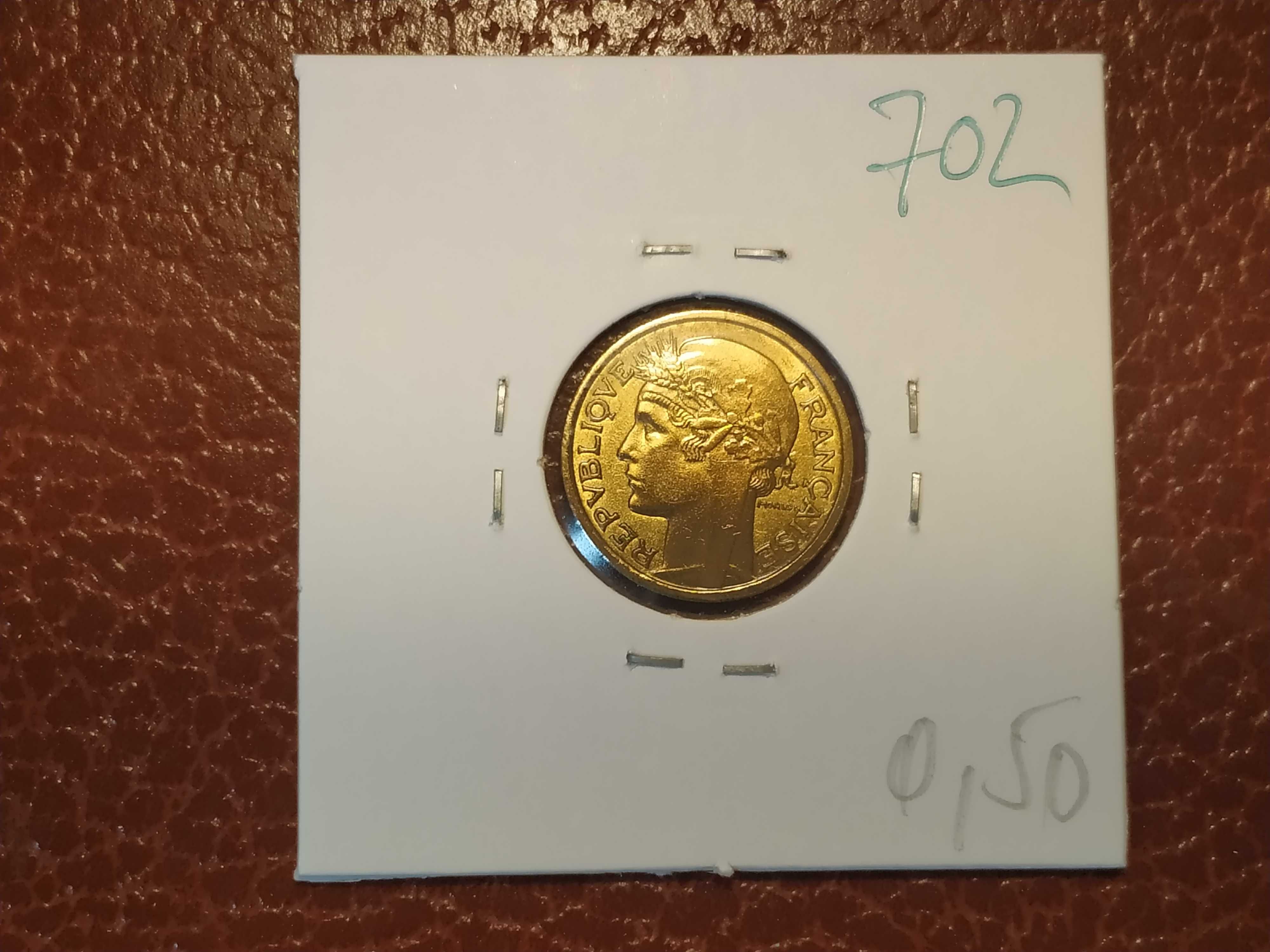 702 Moeda de 50 centimes de 1939 - França