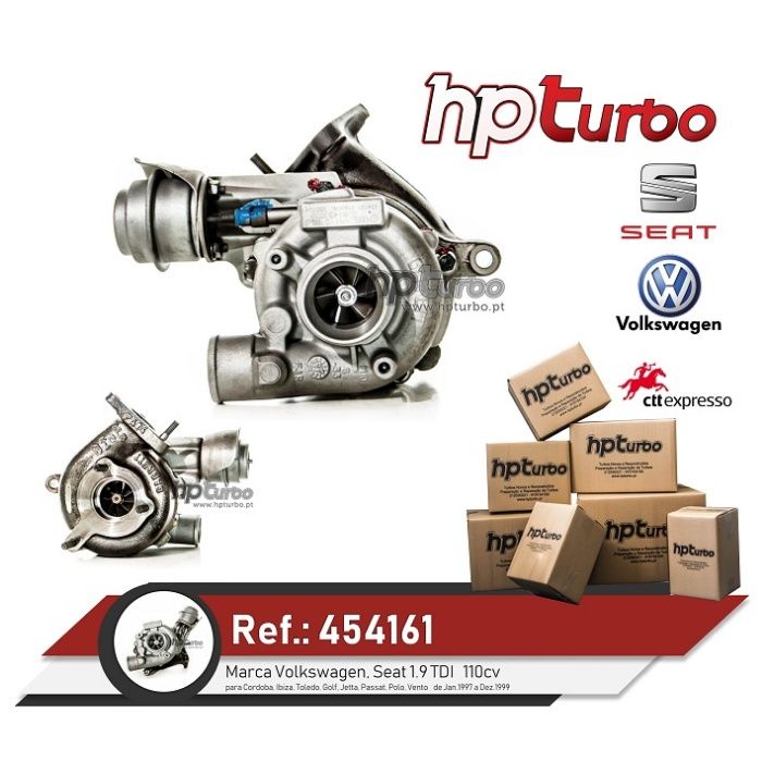 Turbo para Volkswagen, Seat 1.9 TDI 110cv REF 454161