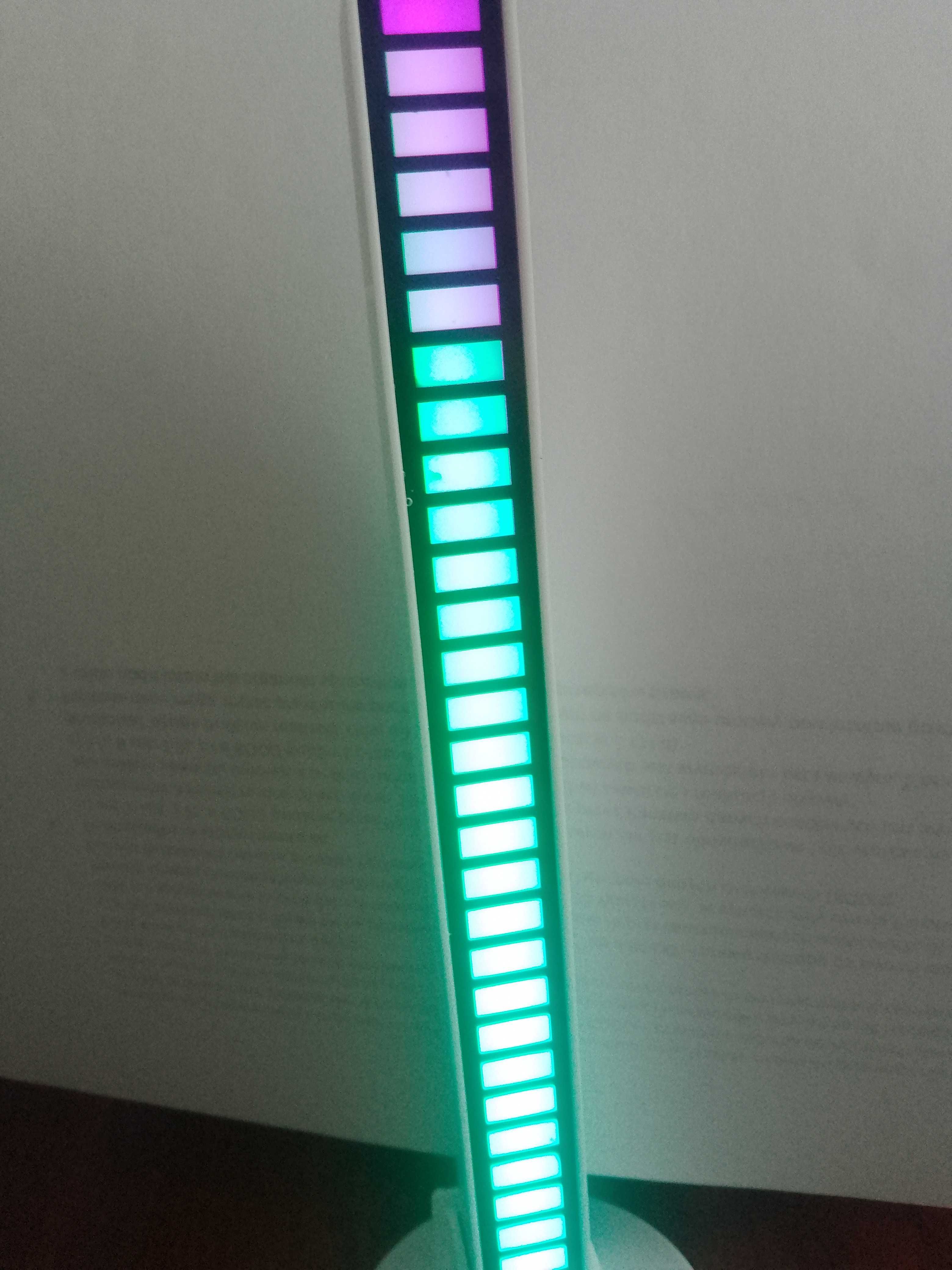 Muzyczna listwa led rgb