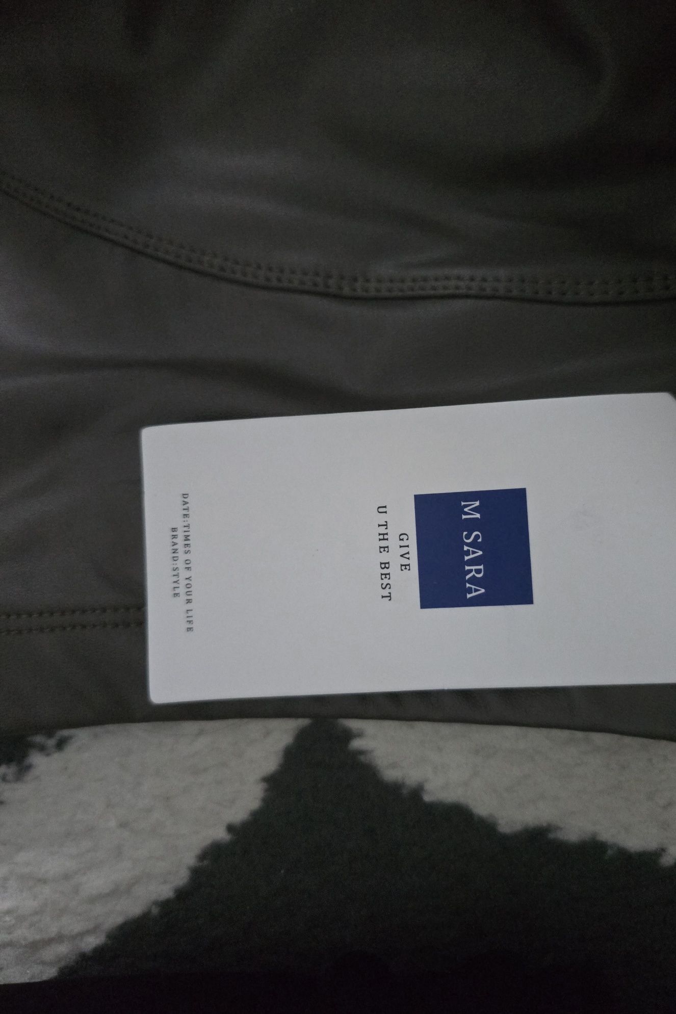 Nowe legginsy z ociepleniem woskowane M Sara rozm M/L