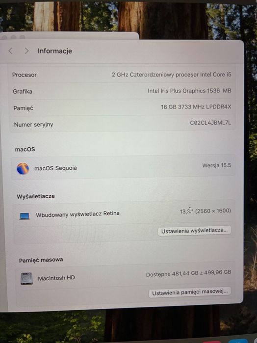 MacBook Pro, 2020, 16GB RAM, 512 GB SSD