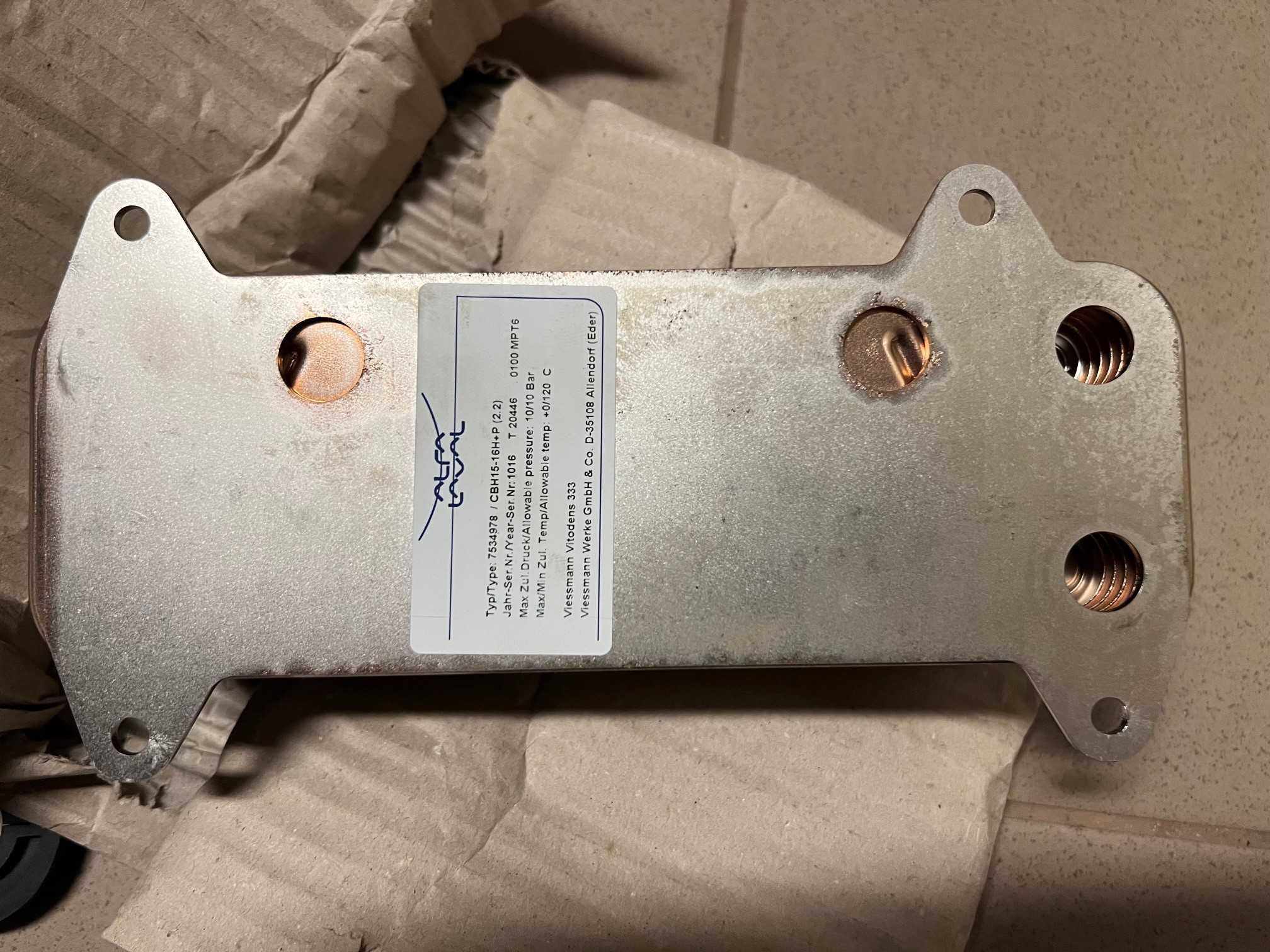 Płytowy wymiennik ciepła Viessmann Vitodens 222 WS2