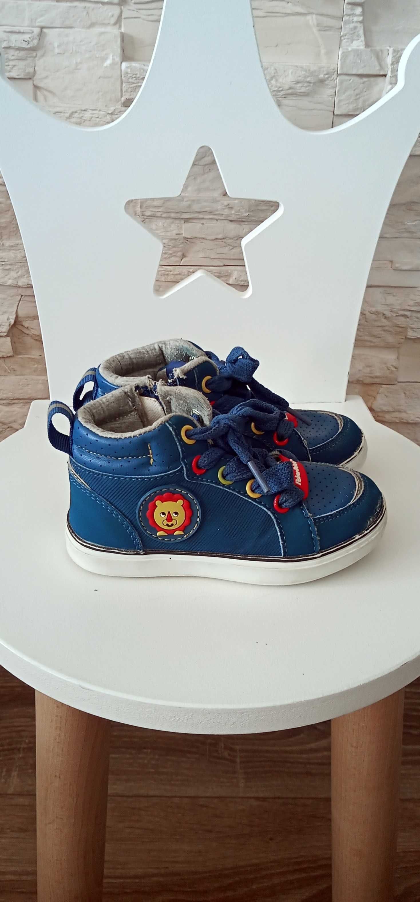 Sneakersy buty dla chłopca niebieskie r.24 Fisher Price