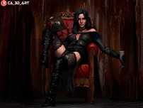 Yennefer z Vengerbergu druk 3d żywica