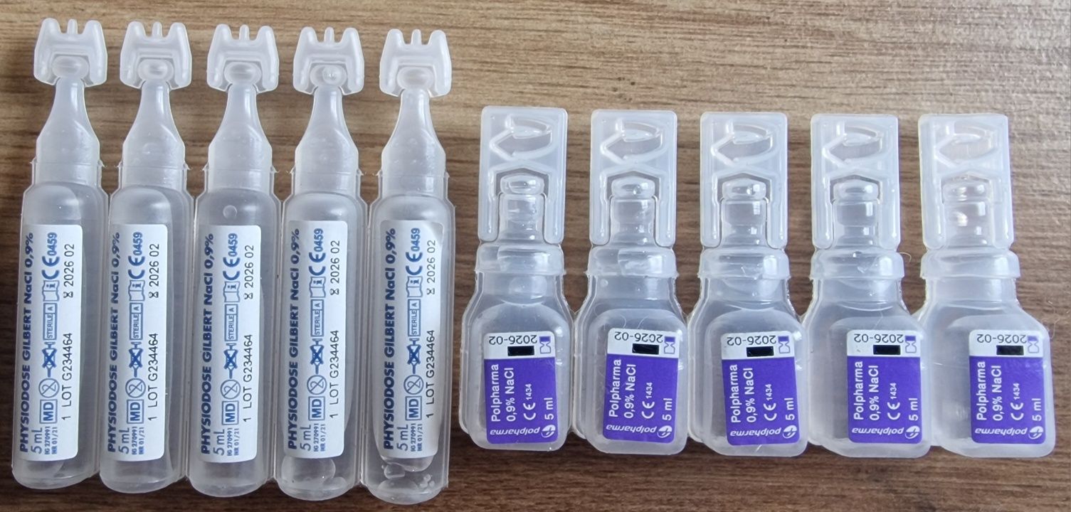 Sól fizjologiczna NaCl 0,9% 5ml 96szt