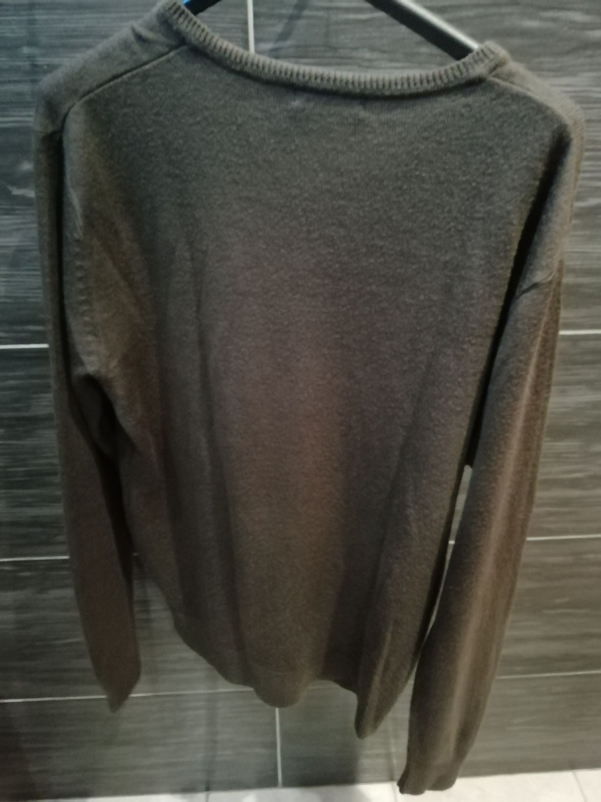 Sweter męski rozmiar M kolor brązowy