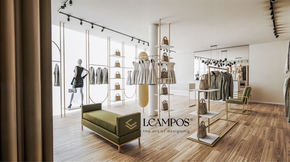 Projeto de interiores para Casa ou espaço comercial (loja)