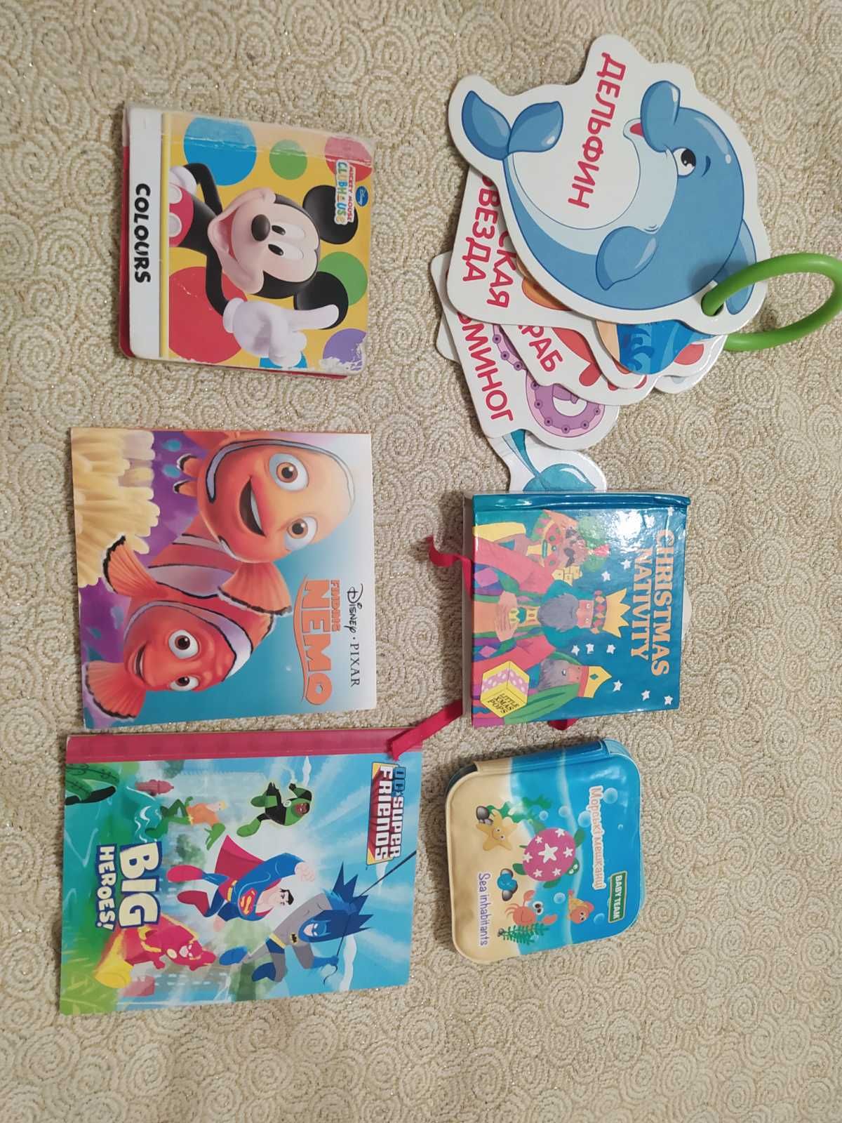 Книжечки для малюків набір Mikki Mouse nemo супергерої