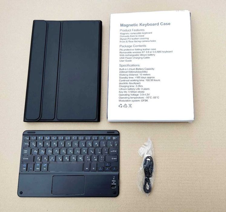 Чехол с клавиатурой беспроводной и тачпадом для Xiaomi Pad 5 10.9
