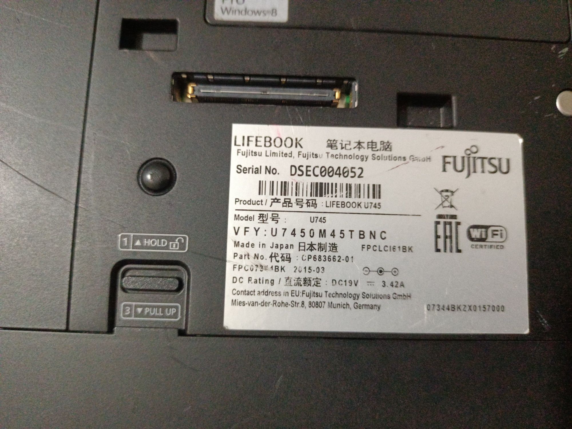 Laptop Fujitsu Lifebook