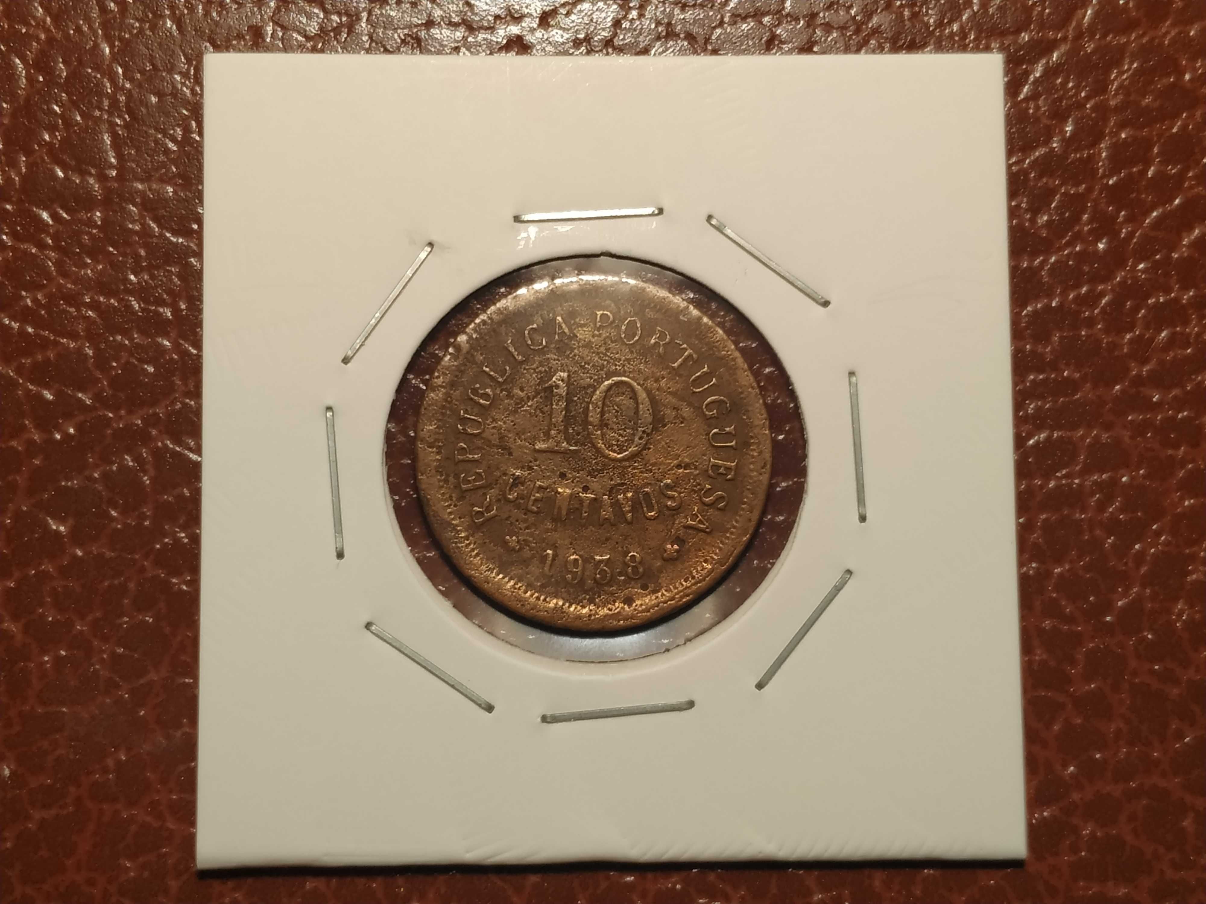 126 moeda Portuguesa de 10 centavos de 1938 (escassa)