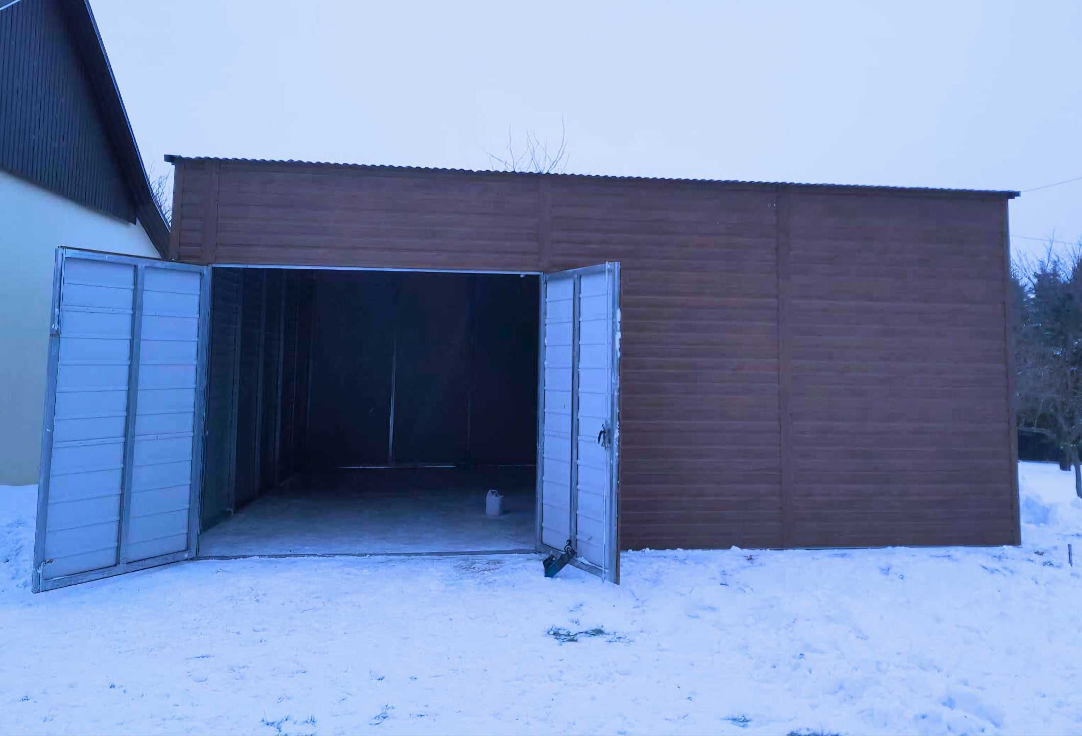 Garaż blaszany schowek hala rolnicza garaz ogrodowy 8x8m (9x7 10x8)