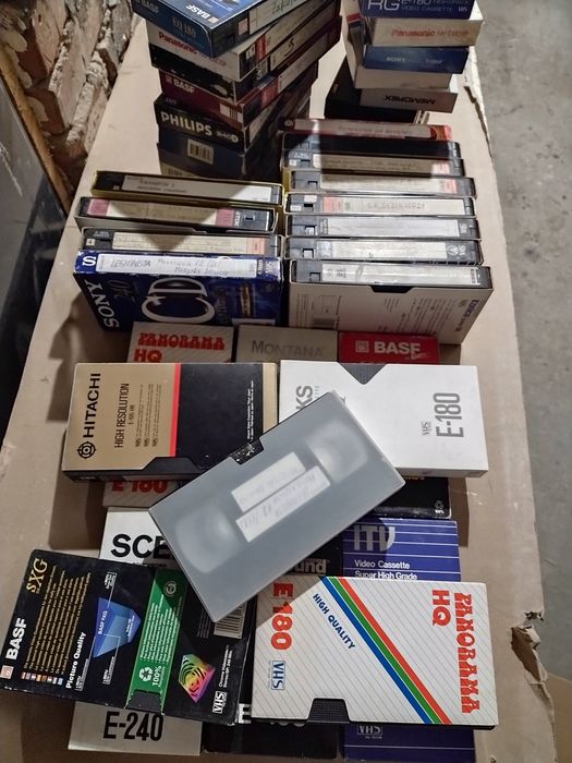 Kasety VHS nagrywane