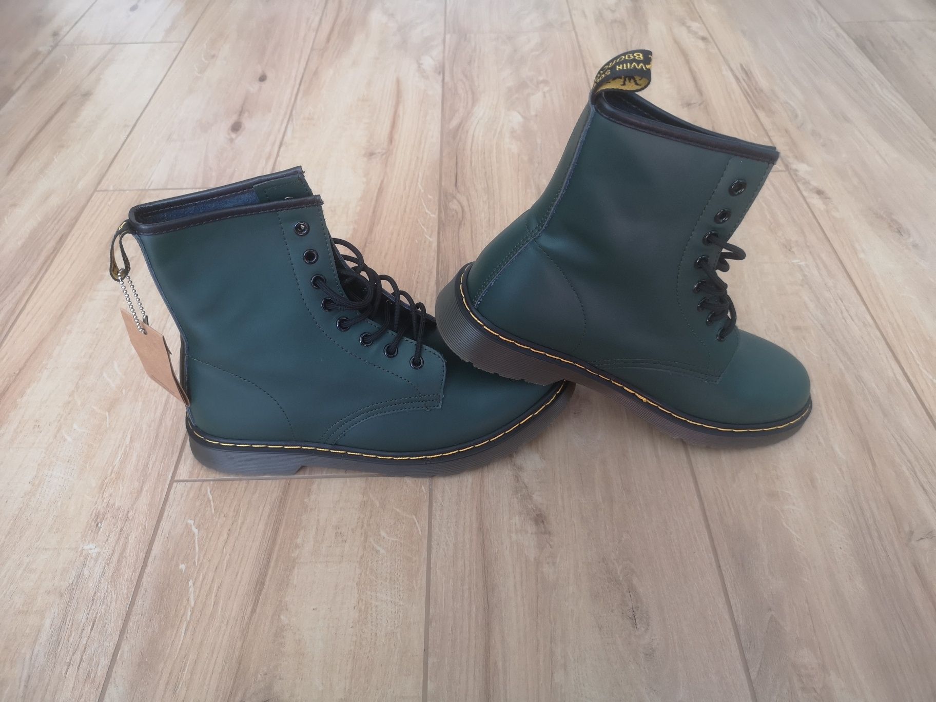 Черевики Dr. Martens 45EU, 29 см 1460 Green Smooth