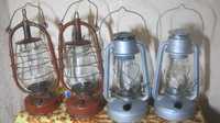 коллекция № 3 рабочих керосиновых  ламп СССР старинный фонар гасовый