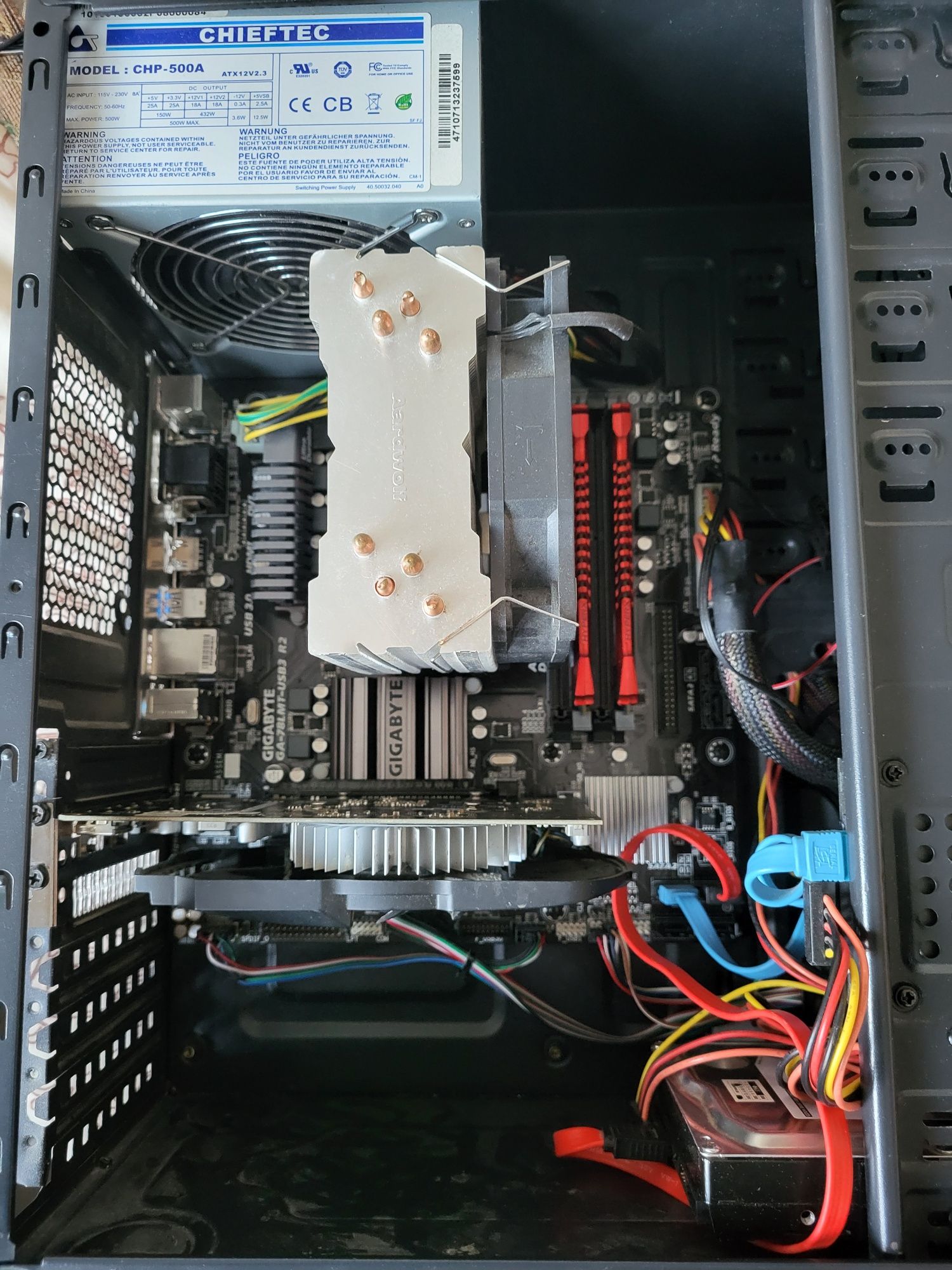 Компьютер AMD FX8300, 16 GB, Nvidia 1050 TI, 128 SSD