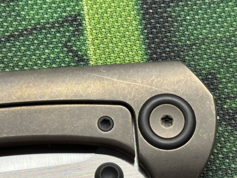 Ніж Brian Brown Raptor V2 - Bronze Anodized Titanium М390