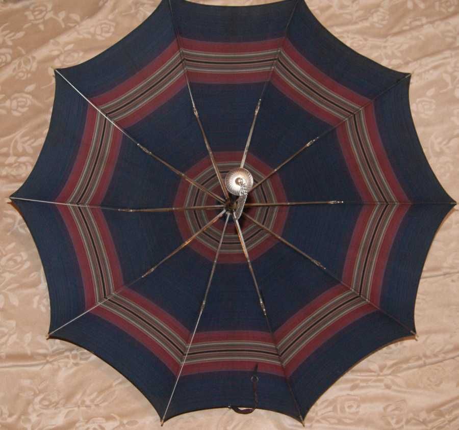 Stary parasol damski Juwel z pokrowcem PRL
