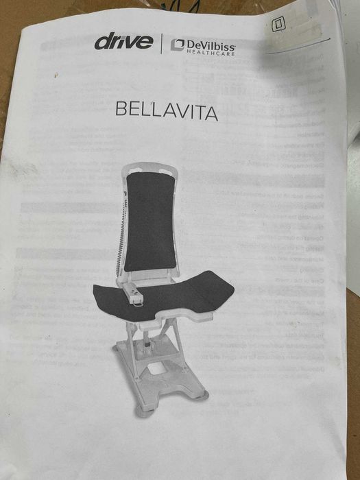 Bellavita podnośnik wannowy krzesło dla niepełnosprawnych