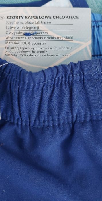 Nowe szorty kąpielowe chłopięce Spider-man 122/128